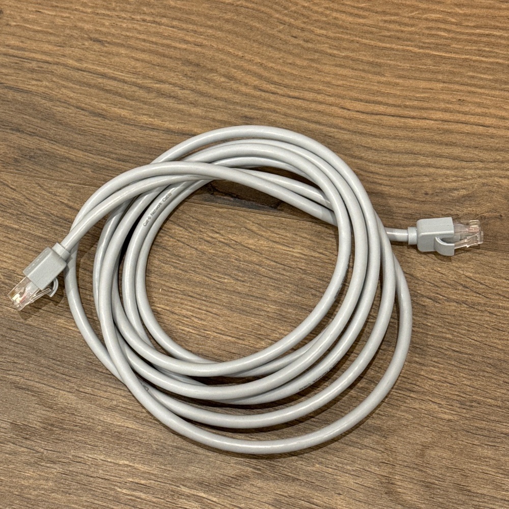 Cat-6 Network Cable (Gray) Cord (Tested & Working)